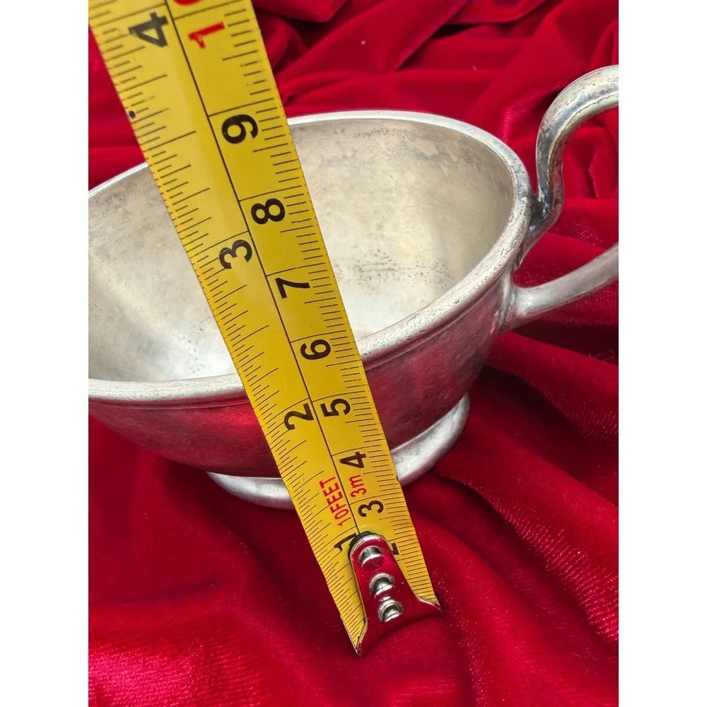 Vintage Evanston Hotel Silver Gorham GM Co Silverplate Double Handled Bowl 03557